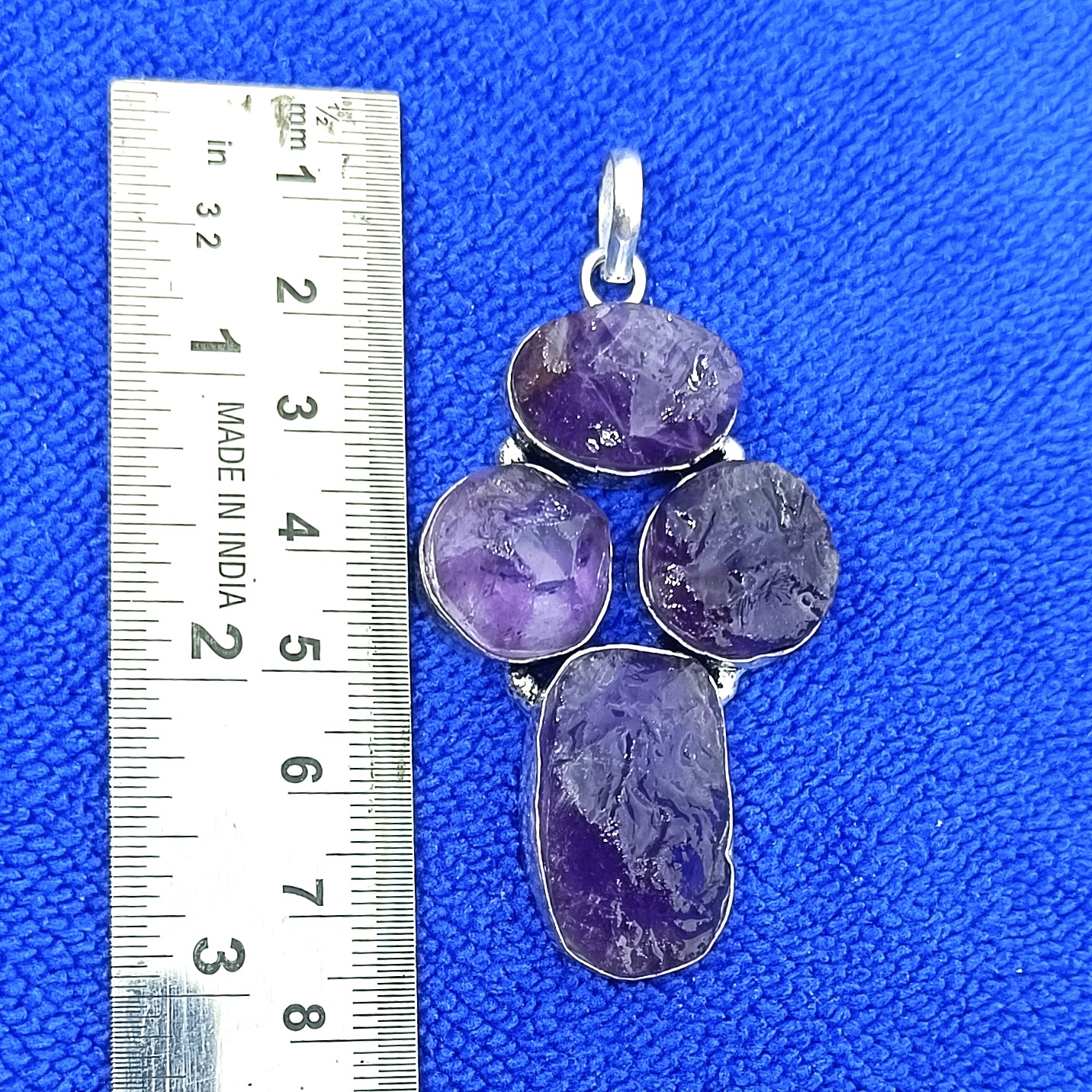 Raw Amethyst Pendant (6) Jewelszone - Raw Amethyst Pendant 6